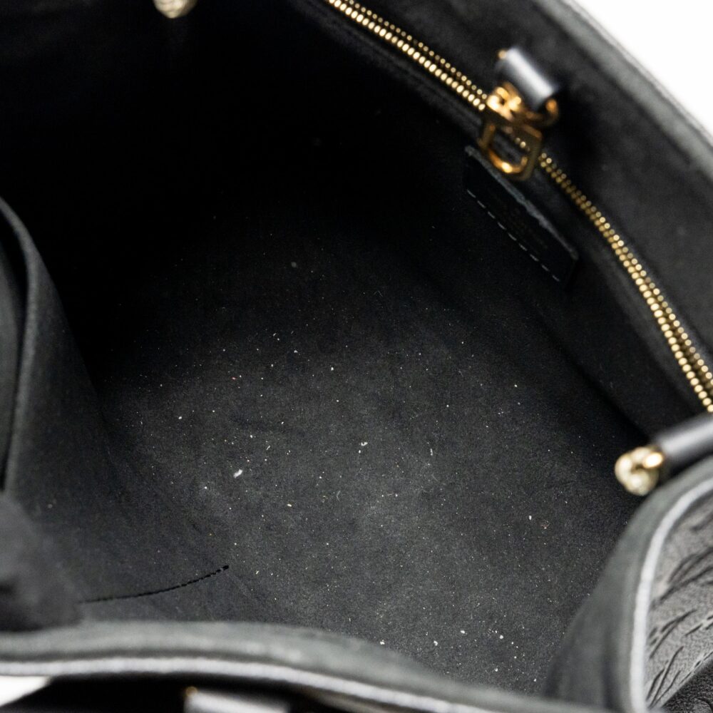 AAA Replica Louis Vuitton LV ONTHEGO PM MONOGRAM EMPREINTE LEATHER BLACK GHW