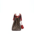 AAA Replica Louis Vuitton LV VENUS BAG LEATHER/MONOGRAM CANVAS RED YEAR 2016