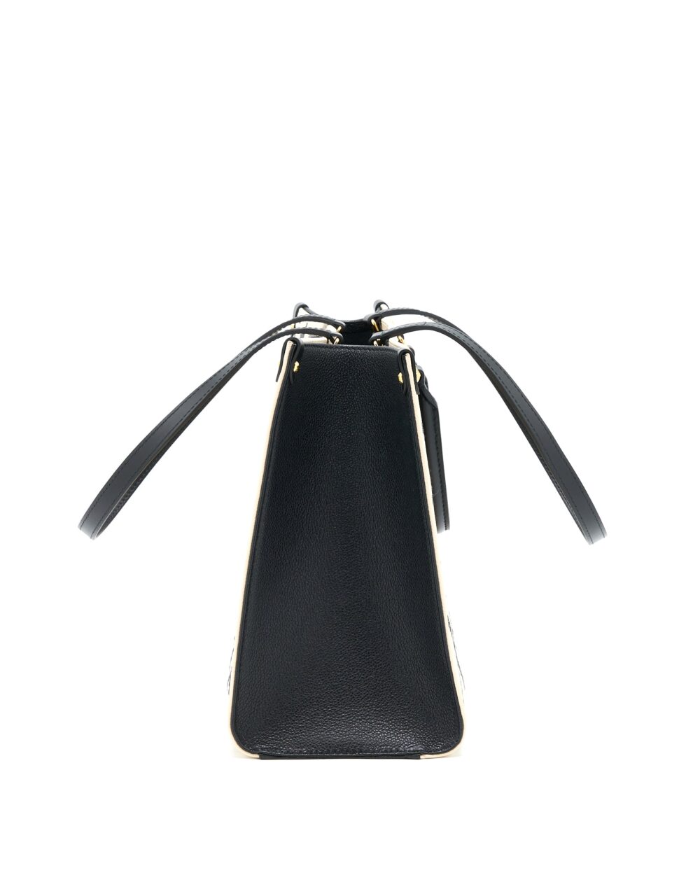 AAA Replica Louis Vuitton LV ONTHEGO MM EMPREINTE CREAM/ BLACK GHW (NEW VERSION)