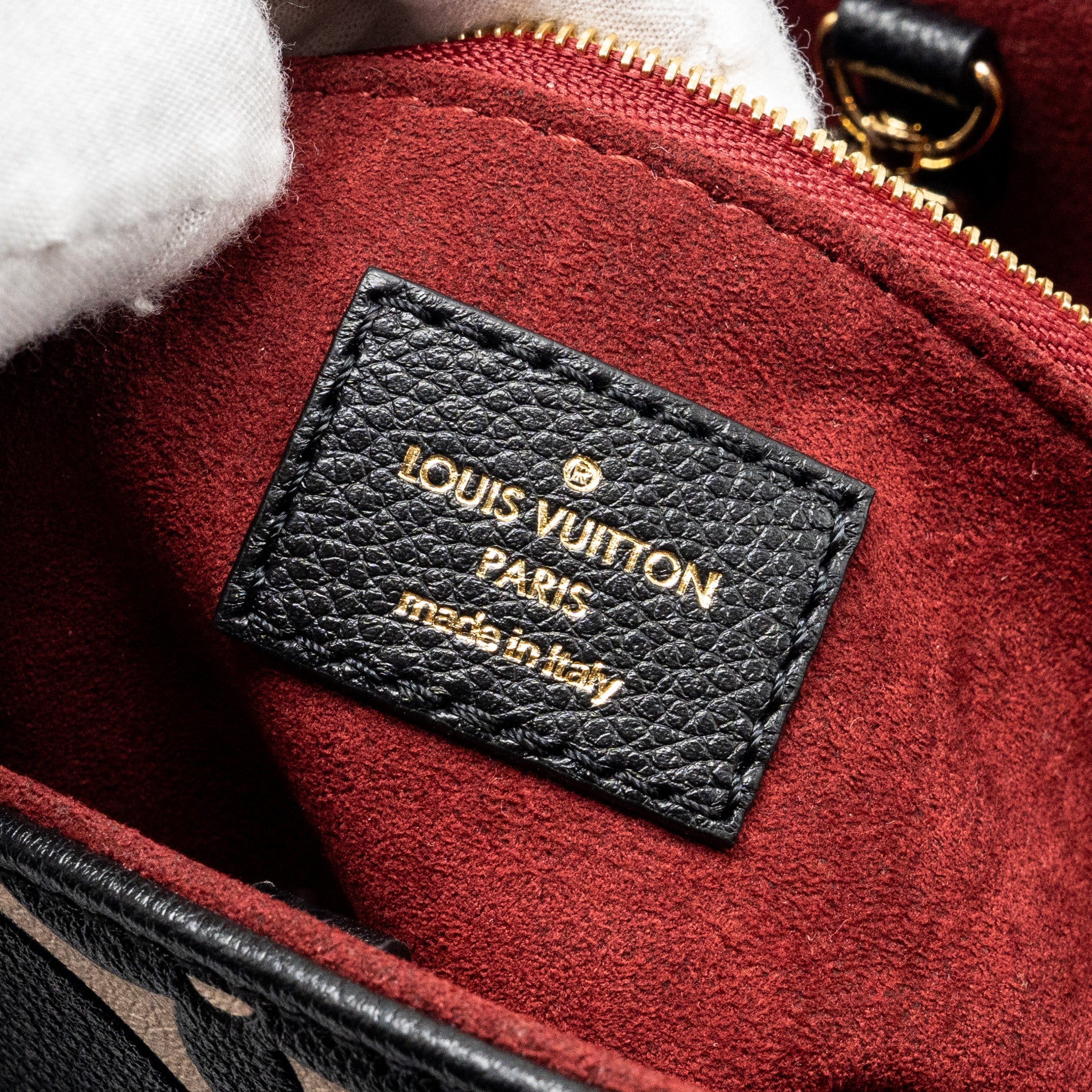 AAA Replica Louis Vuitton LV ONTHEGO PM BICOLOUR MONOGRAM EMPREINTE BLACK GHW