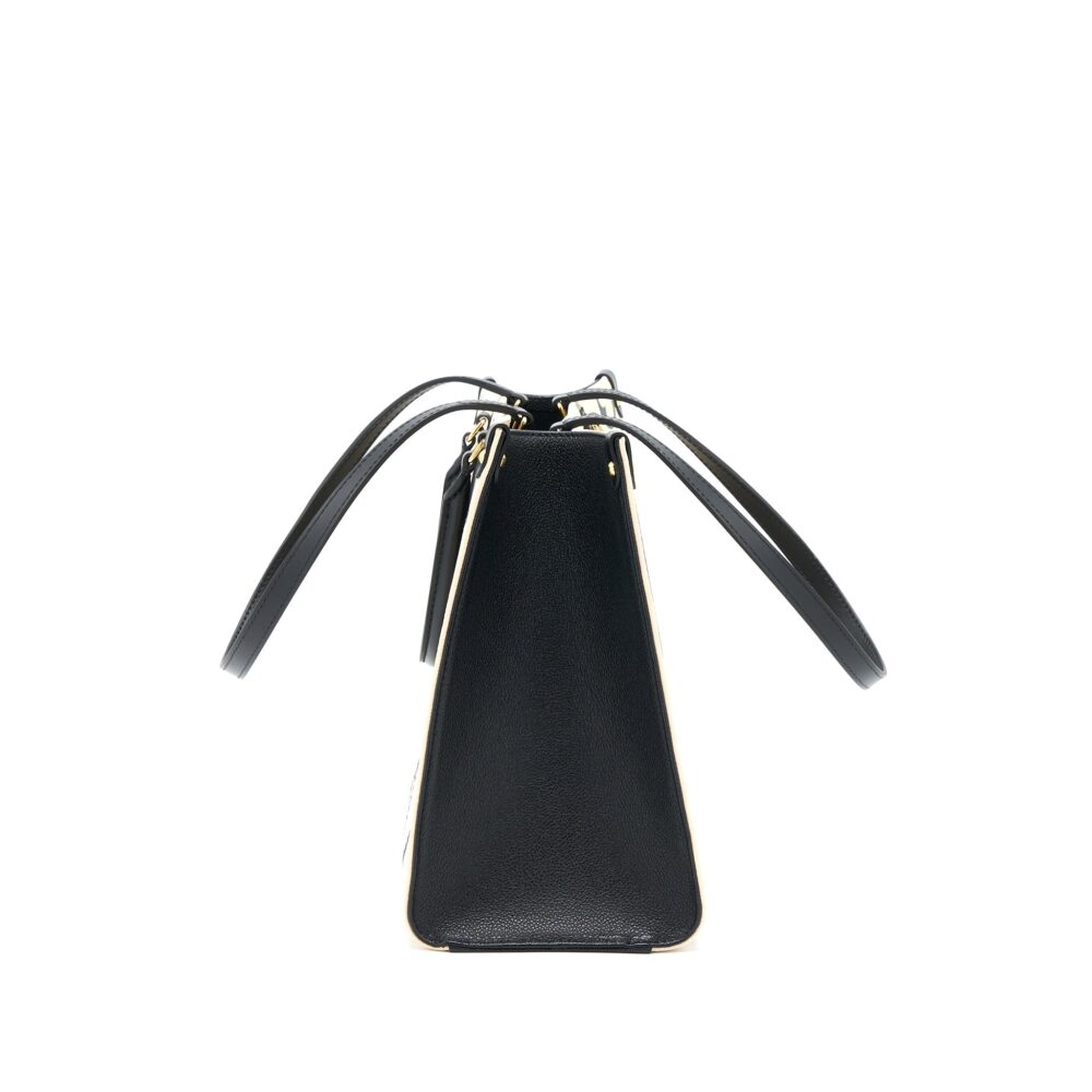 AAA Replica Louis Vuitton LV ONTHEGO MM EMPREINTE CREAM/ BLACK GHW (NEW VERSION)