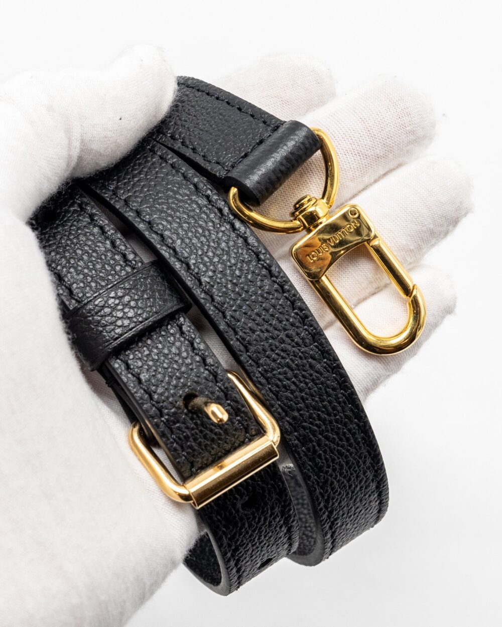AAA Replica Louis Vuitton LV ONTHEGO PM BICOLOUR MONOGRAM EMPREINTE BLACK GHW
