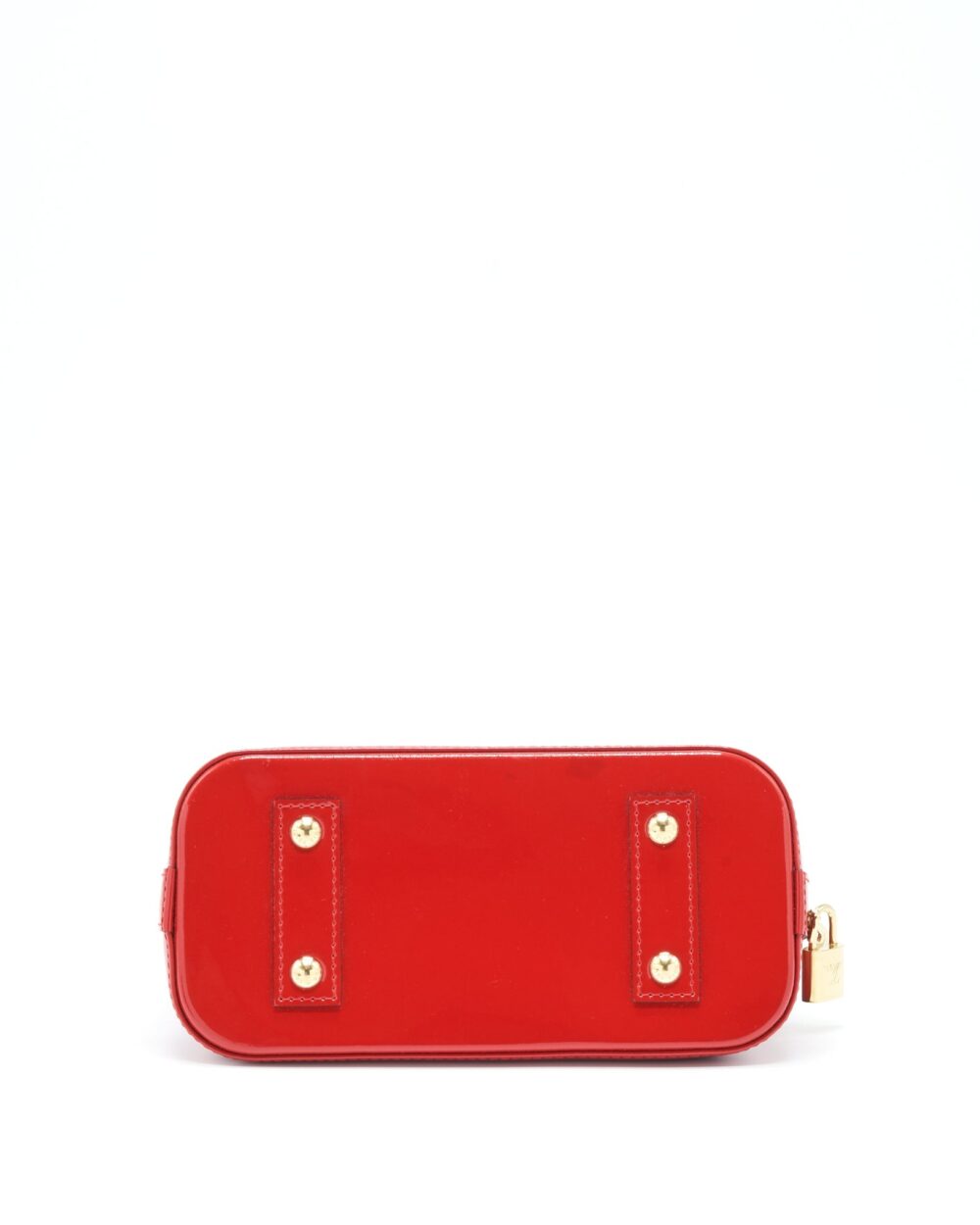 AAA Replica Louis Vuitton LV ALMA BB PATENT RED WITH GHW