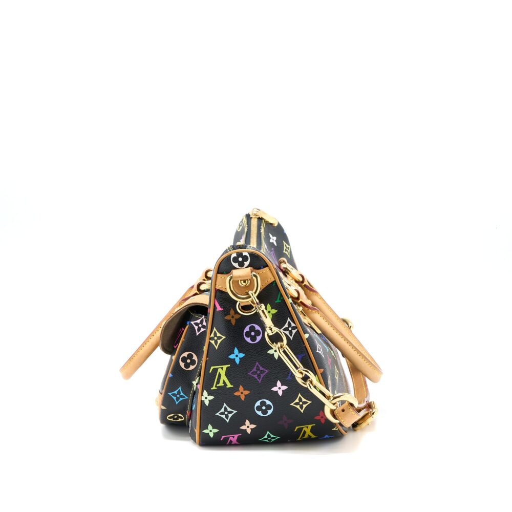 AAA Replica Louis Vuitton LV RITA BAG MULTICOLOUR MONOGRAM CANVAS BLACK GHW