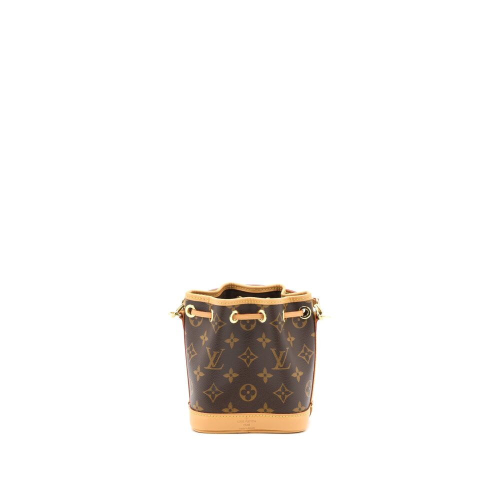 AAA Replica Louis Vuitton LV NANO NOE MONOGRAM CANVAS GHW (NEW VERSION)