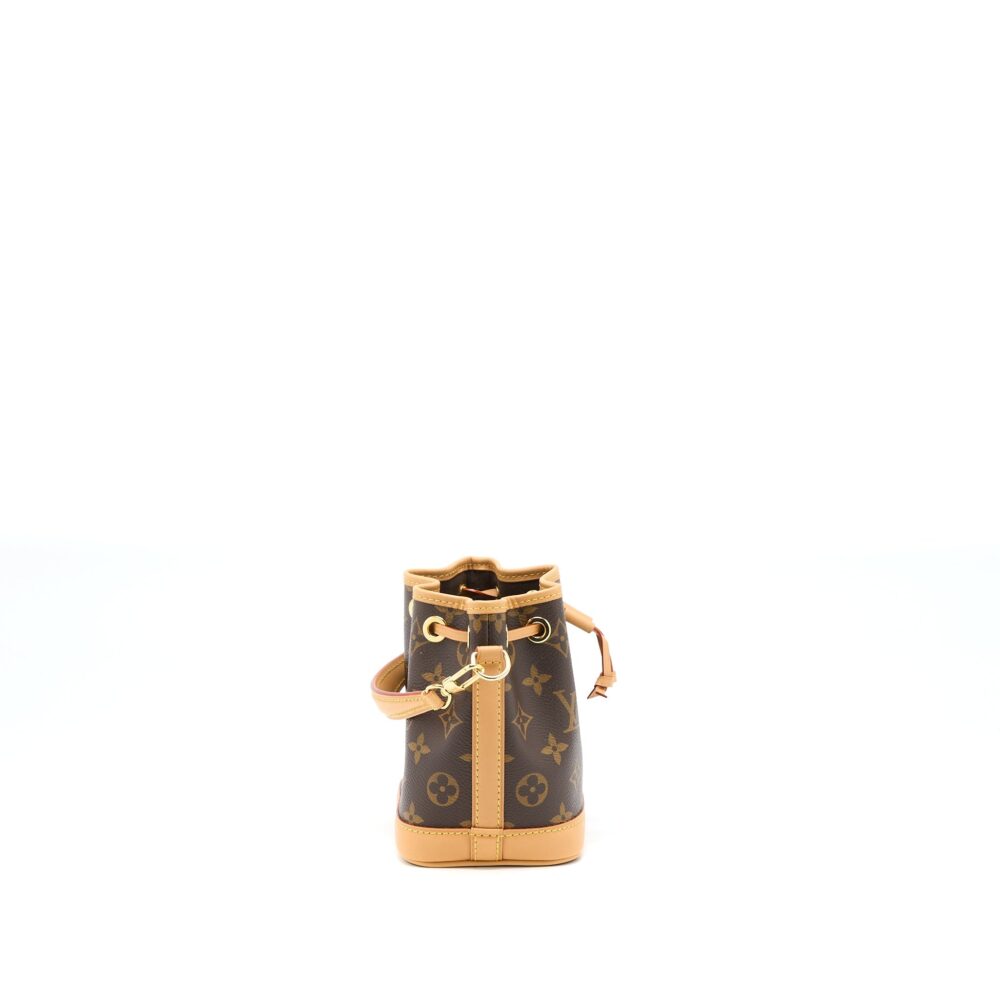 AAA Replica Louis Vuitton LV NANO NOE MONOGRAM CANVAS GHW (NEW VERSION)