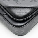 AAA Replica Louis Vuitton LV TRIO MESSANGER MONOGRAM ECLIPSE CANVAS BLACK/GREY WITH BLACK HARDWARE