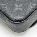 AAA Replica Louis Vuitton LV TRIO MESSANGER MONOGRAM ECLIPSE CANVAS BLACK/GREY WITH BLACK HARDWARE