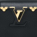 AAA Replica Louis Vuitton LV CAPUCINES MINI TAURILLON LIMITED EDITION BLACK GHW (NEW VERSION)