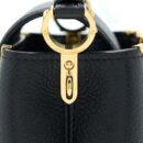 AAA Replica Louis Vuitton LV CAPUCINES MINI TAURILLON LIMITED EDITION BLACK GHW (NEW VERSION)