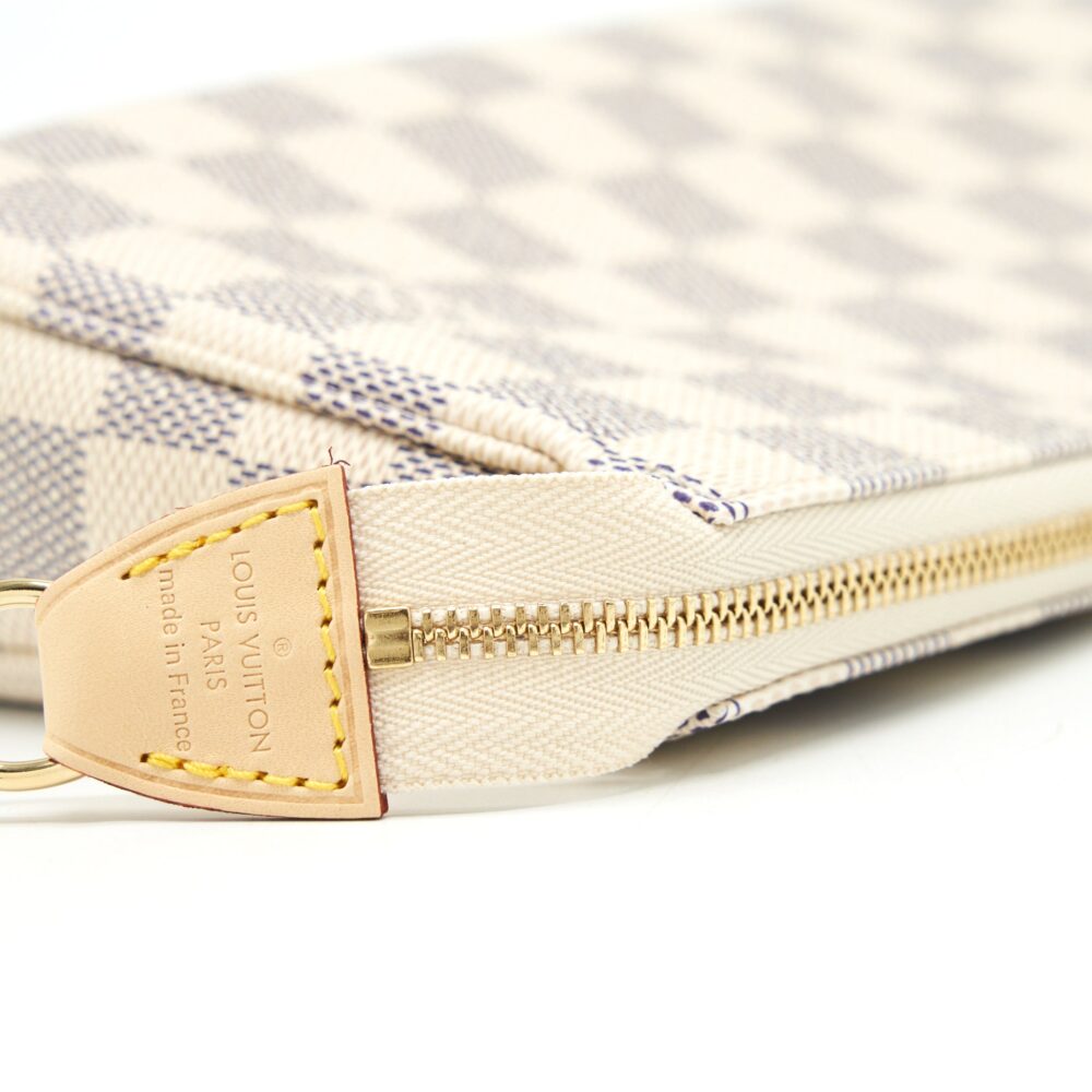 AAA Replica Louis Vuitton LV POCHETTE ACCESSORIES DAMIER AZUR YEAR 2022