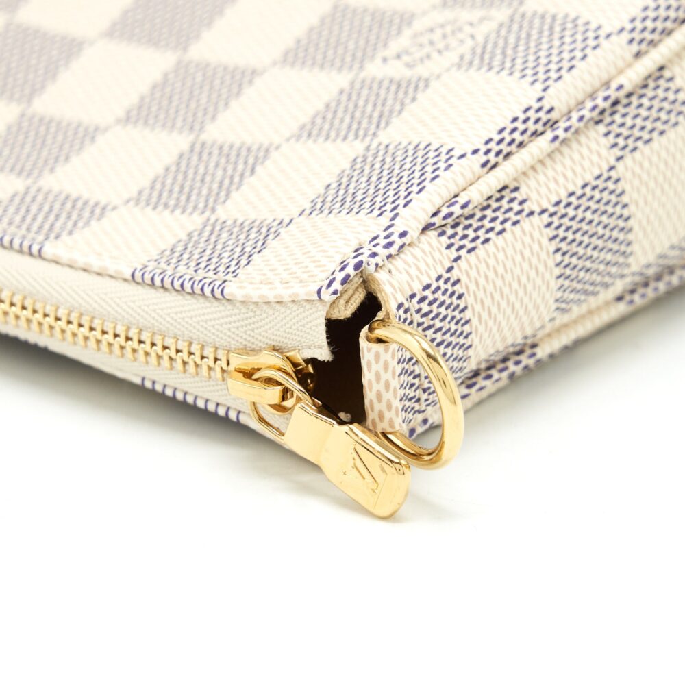 AAA Replica Louis Vuitton LV POCHETTE ACCESSORIES DAMIER AZUR YEAR 2022