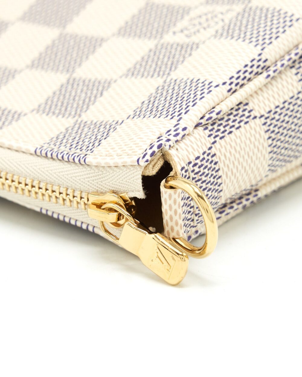 AAA Replica Louis Vuitton LV POCHETTE ACCESSORIES DAMIER AZUR YEAR 2022