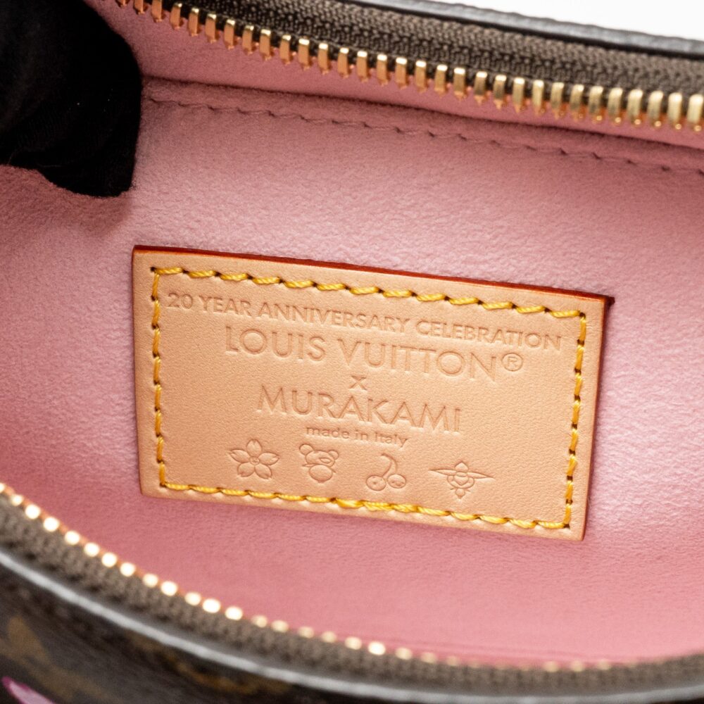 AAA Replica Louis Vuitton LV X TAKASHI MURAKAMI BOULOGNE PM CHERRY BLOSSOM MONOGRAM CANVAS GHW