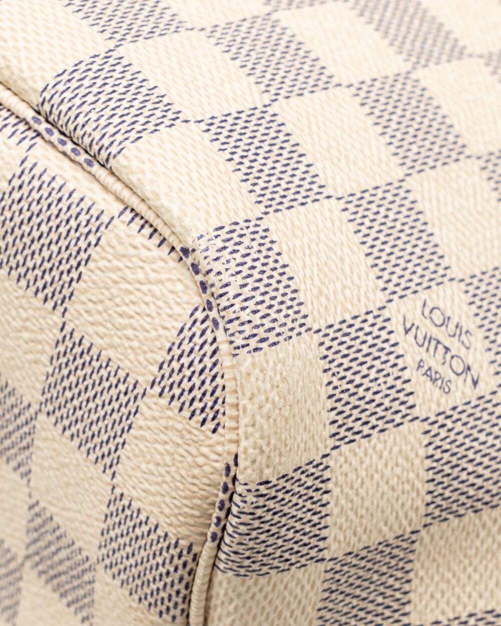 AAA Replica Louis Vuitton LV NEVERFULL MM DAMIER AZUR GHW