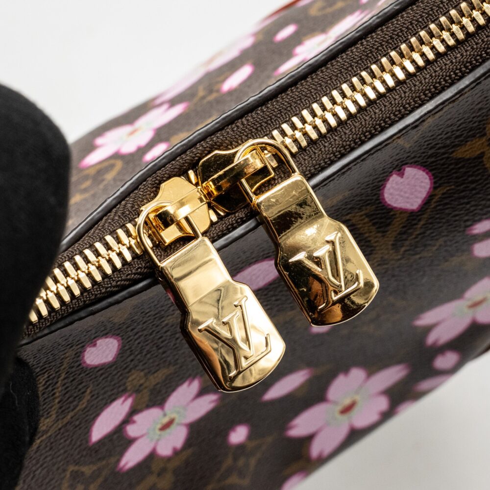 AAA Replica Louis Vuitton LV X TAKASHI MURAKAMI BOULOGNE PM CHERRY BLOSSOM MONOGRAM CANVAS GHW