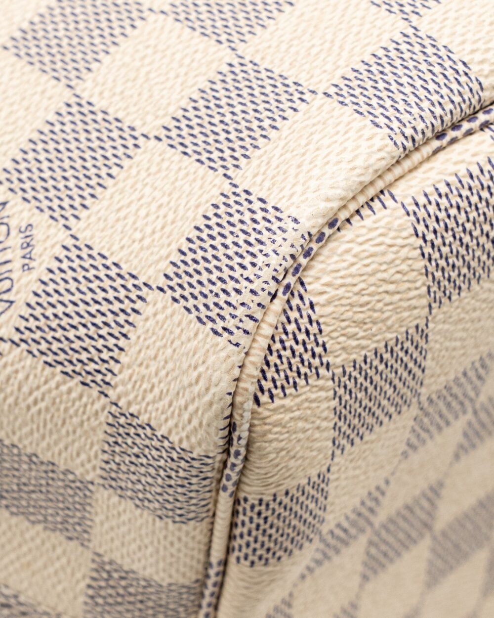 AAA Replica Louis Vuitton LV NEVERFULL MM DAMIER AZUR GHW