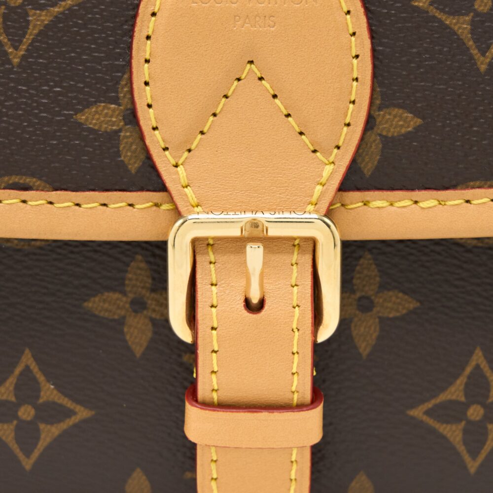AAA Replica Louis Vuitton LV DIANE BAG MONOGRAM CANVAS WITH JACQUARD STRAP GHW (NEW VERSION)