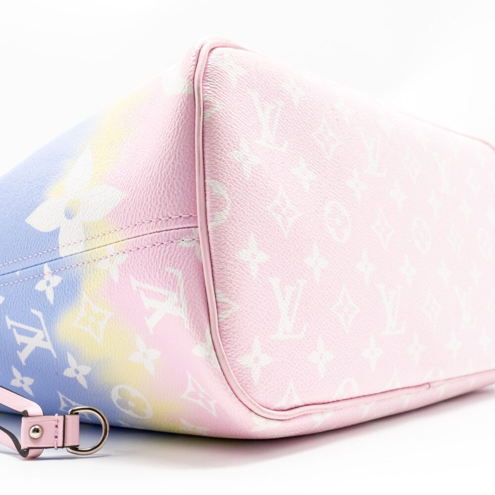 AAA Replica Louis Vuitton LV NEVERFULL MM ESCAL GIANT CANVAS PASTEL PINK SHW