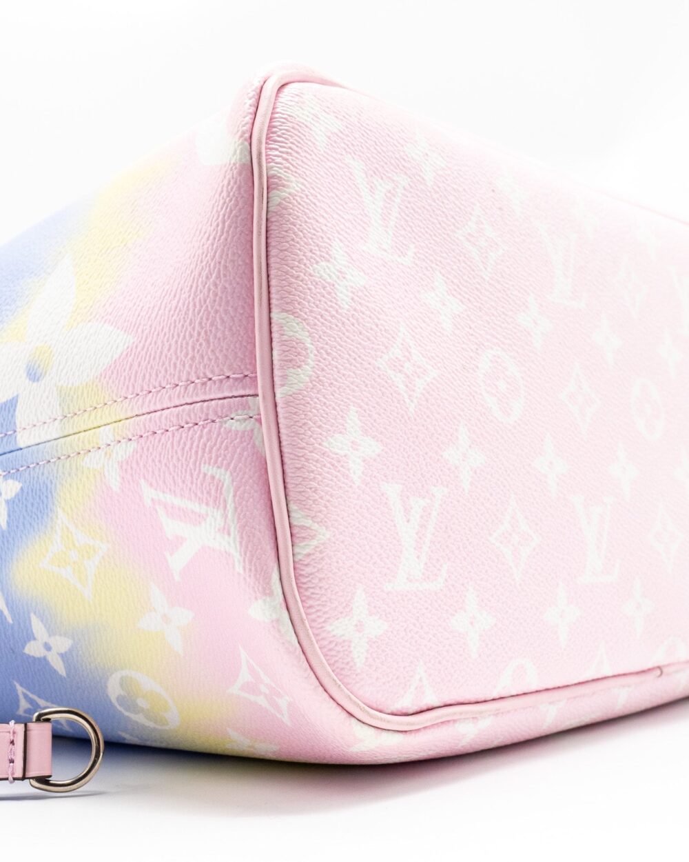 AAA Replica Louis Vuitton LV NEVERFULL MM ESCAL GIANT CANVAS PASTEL PINK SHW