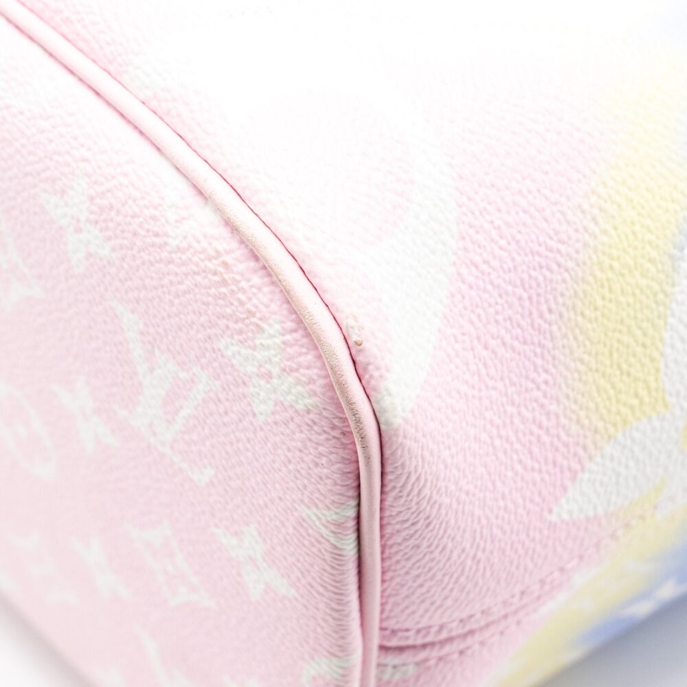 AAA Replica Louis Vuitton LV NEVERFULL MM ESCAL GIANT CANVAS PASTEL PINK SHW