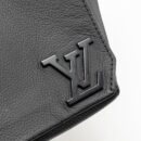 AAA Replica Louis Vuitton LV AEROGRAM TAKEOFF SLING BLACK GRAINED CALFSKIN BLACK HARDWARE