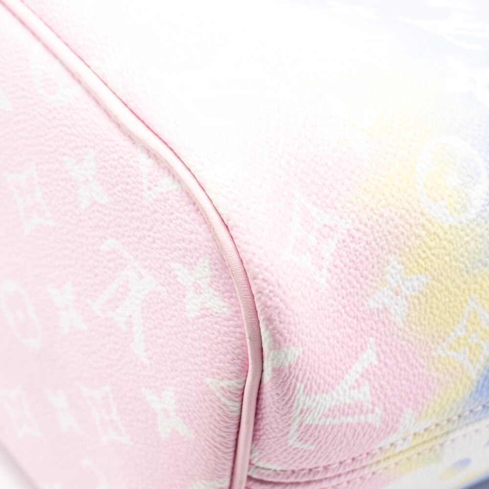 AAA Replica Louis Vuitton LV NEVERFULL MM ESCAL GIANT CANVAS PASTEL PINK SHW