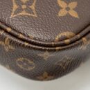 AAA Replica Louis Vuitton LV MULTI POCHETTE ACCESSORIES MONOGRAM CANVAS PINK STRAP GHW