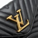 AAA Replica Louis Vuitton LV NEW WAVE MULTI POCHETTE CALFSKIN BLACK GHW
