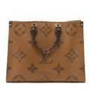 AAA Replica Louis Vuitton LV ON THE GO GM MONOGRAM REVERSE CANVAS GHW