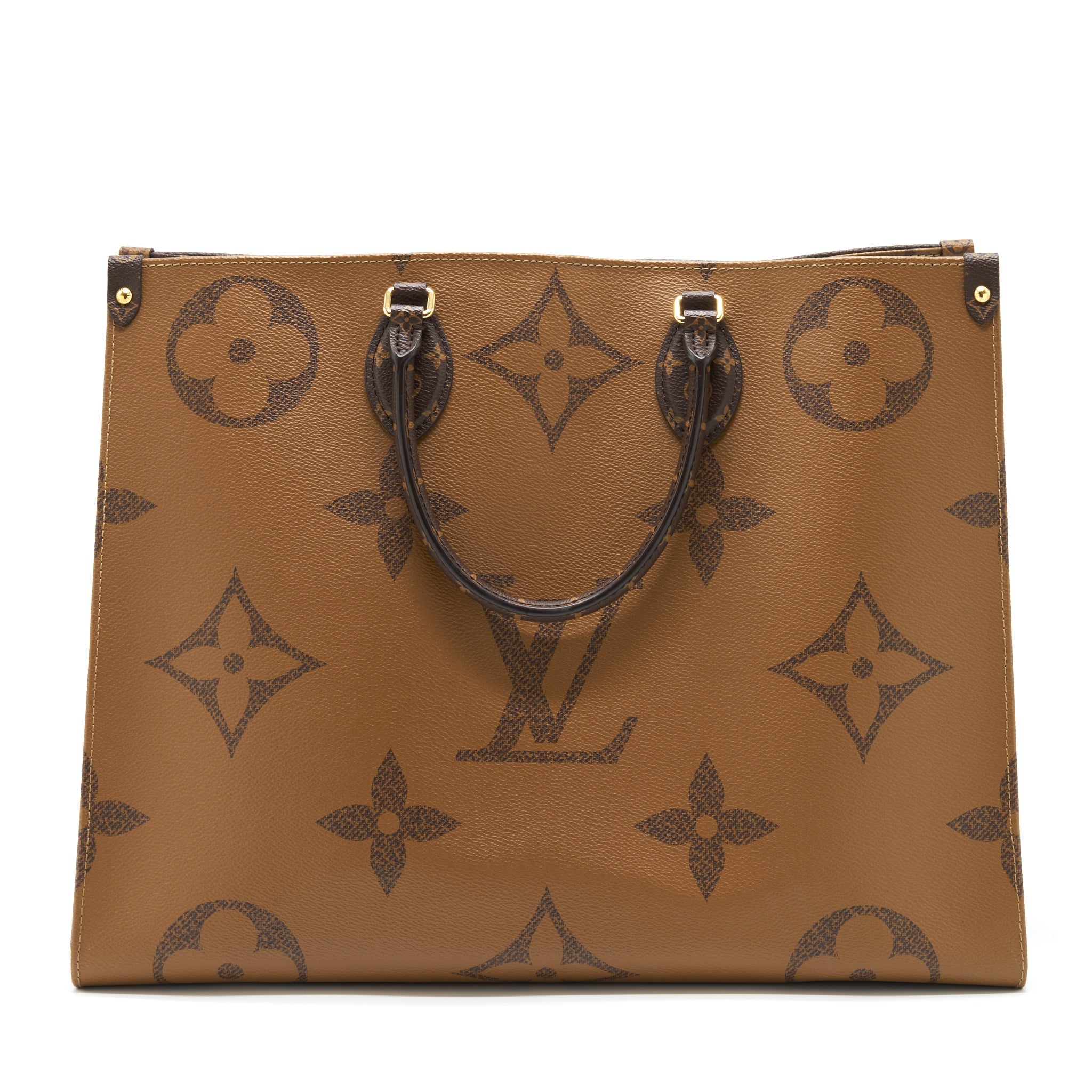 AAA Replica Louis Vuitton LV ON THE GO GM MONOGRAM REVERSE CANVAS GHW