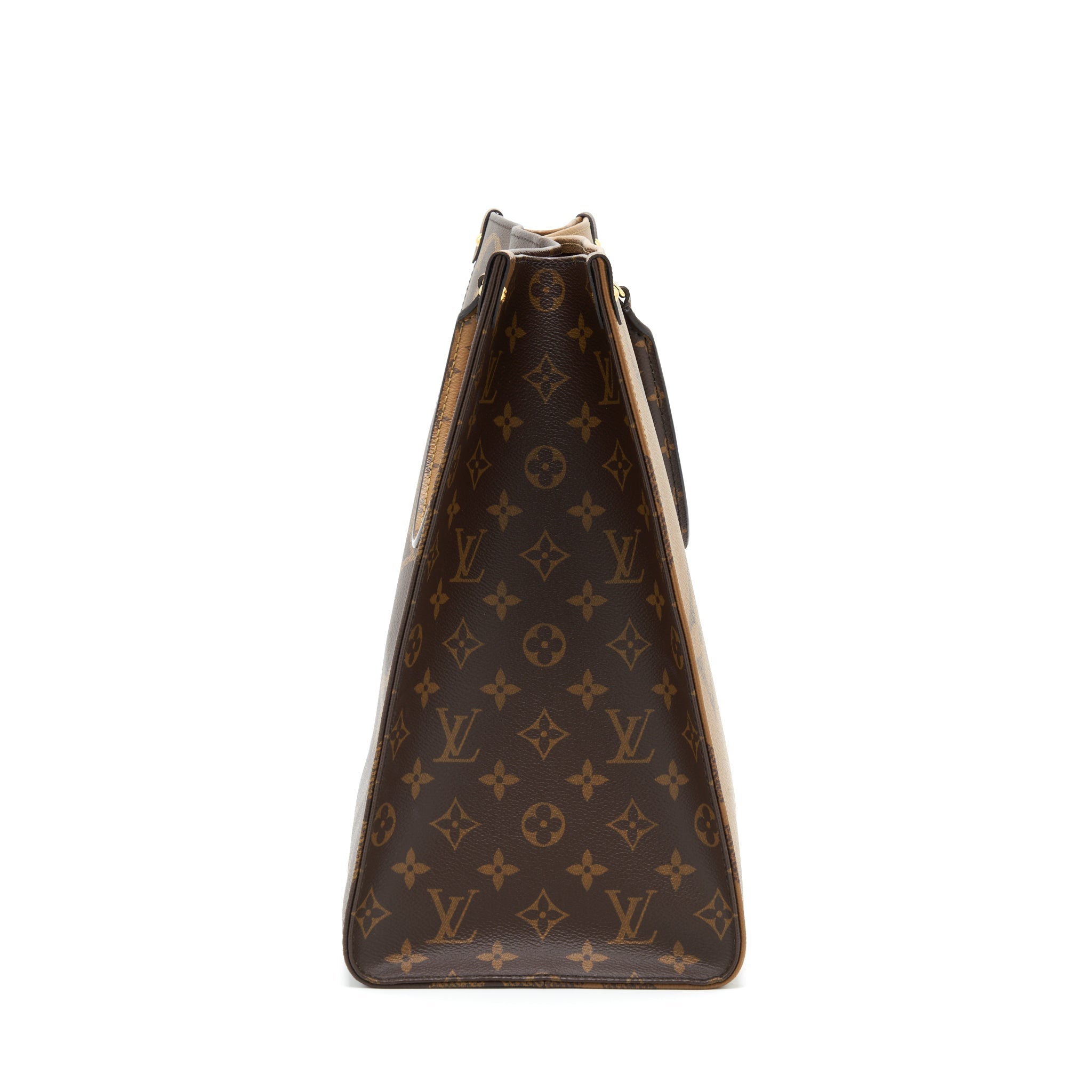 AAA Replica Louis Vuitton LV ON THE GO GM MONOGRAM REVERSE CANVAS GHW