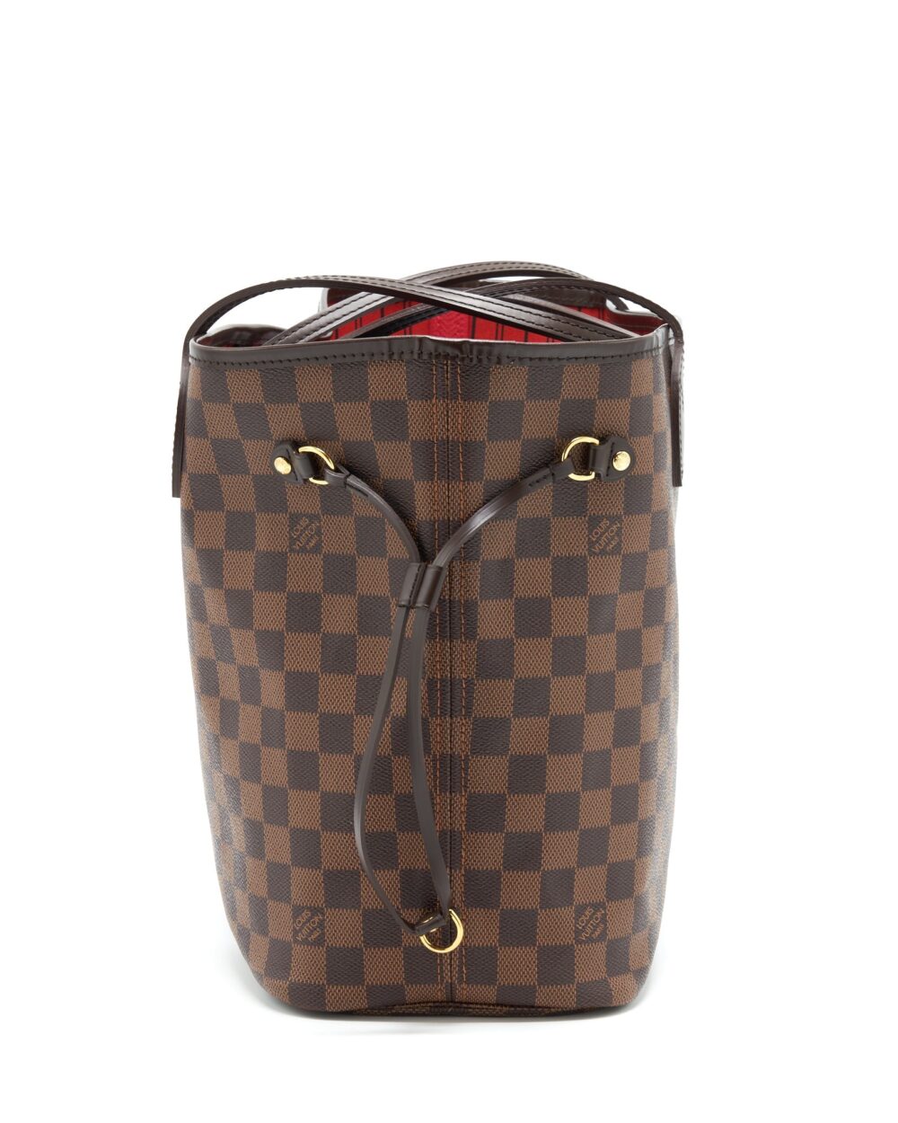 AAA Replica Louis Vuitton LV NEVERFULL MM DAMIER EBENE GHW