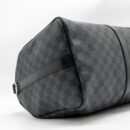 AAA Replica Louis Vuitton LV KEEPALL BANDOULIERE 45 DAMIER GRAPHITE CANVAS BLACK SHW