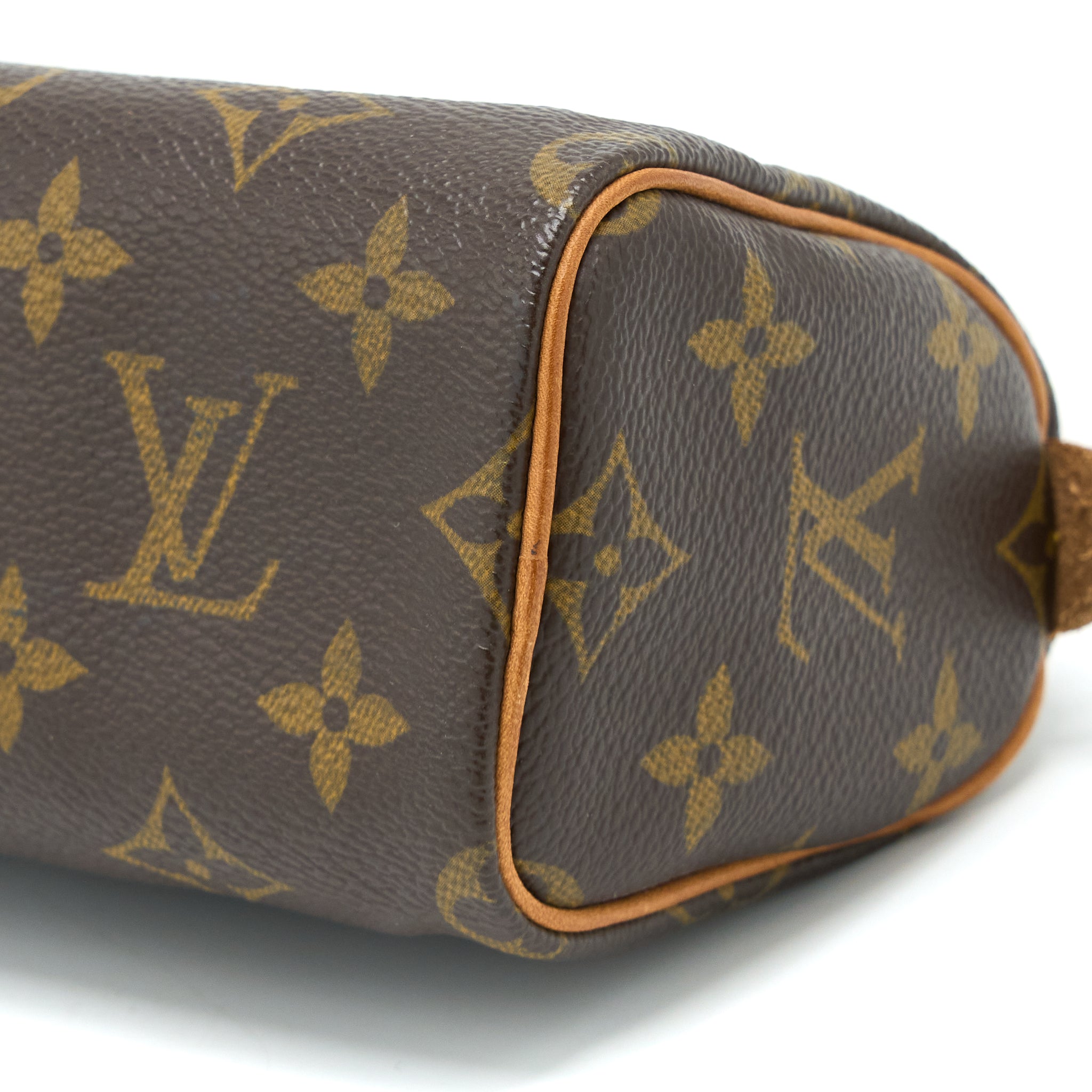 AAA Replica Louis Vuitton LV VINTAGE NANO SPEEDY MONOGRAM CANVAS GHW