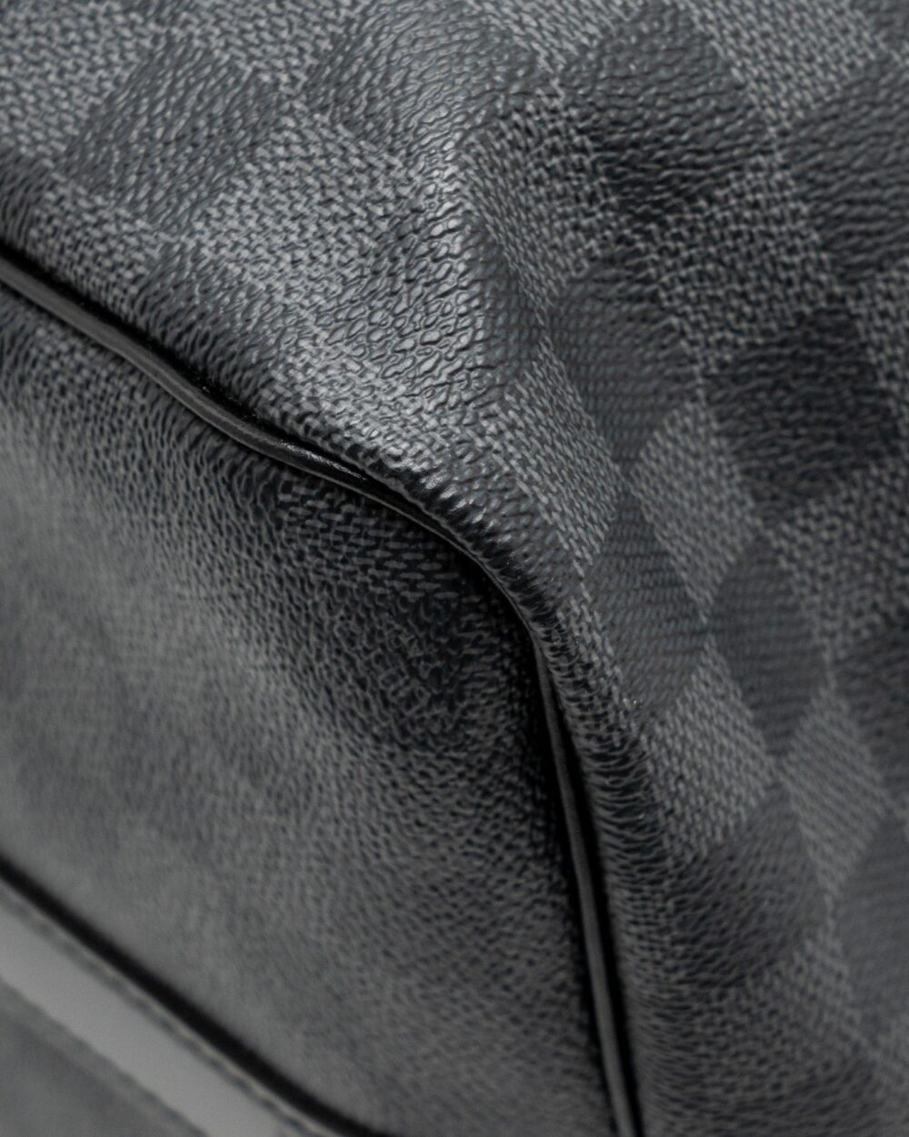 AAA Replica Louis Vuitton LV KEEPALL BANDOULIERE 45 DAMIER GRAPHITE CANVAS BLACK SHW