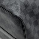 AAA Replica Louis Vuitton LV KEEPALL BANDOULIERE 45 DAMIER GRAPHITE CANVAS BLACK SHW