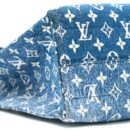 AAA Replica Louis Vuitton LV ONTHEGO MM MONOGRAM DENIM BLUE GHW