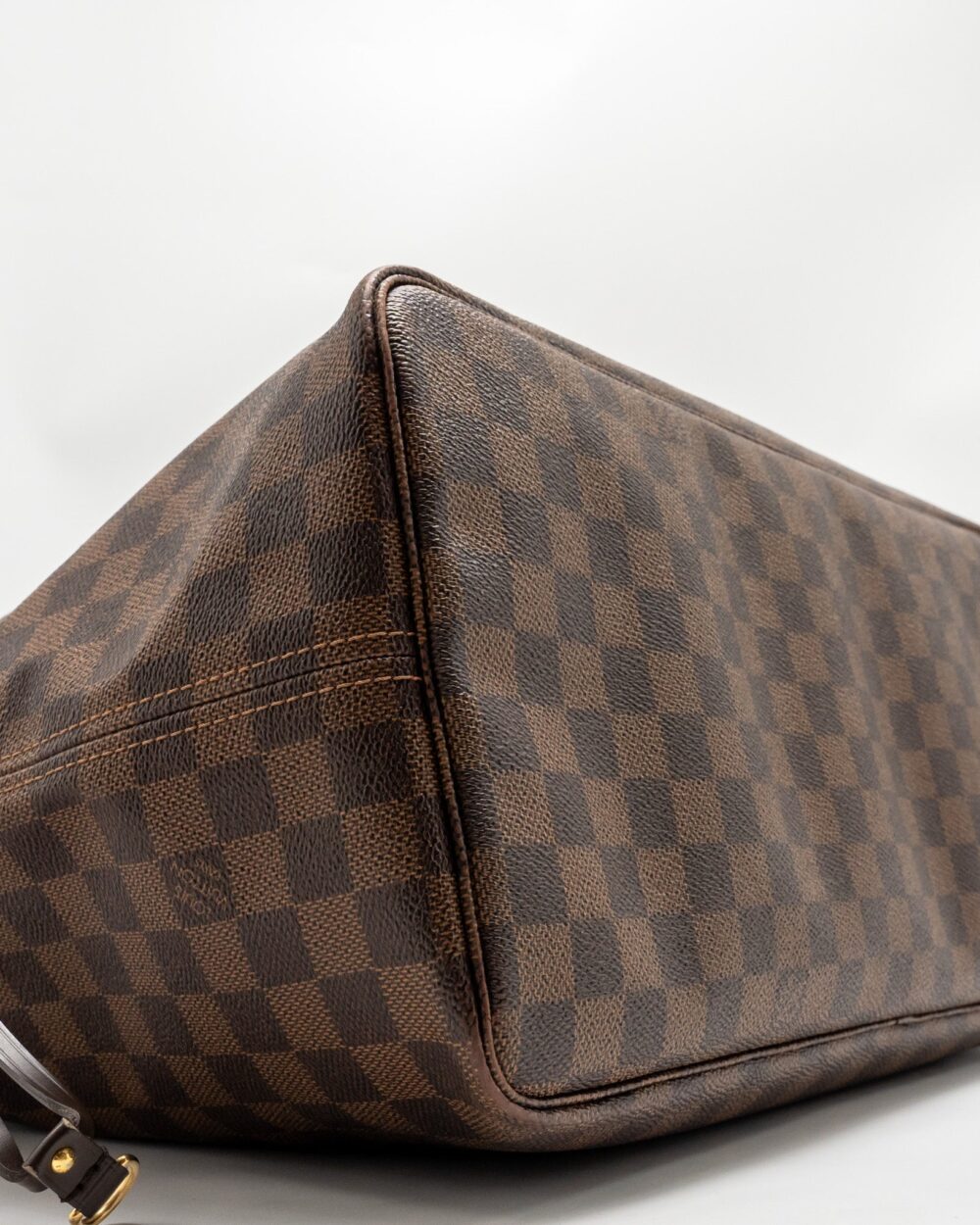 AAA Replica Louis Vuitton LV NEVERFULL GM DAMIER EBENE WITH GHW
