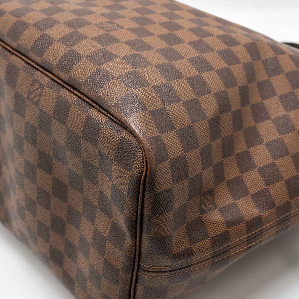 AAA Replica Louis Vuitton LV NEVERFULL GM DAMIER EBENE WITH GHW
