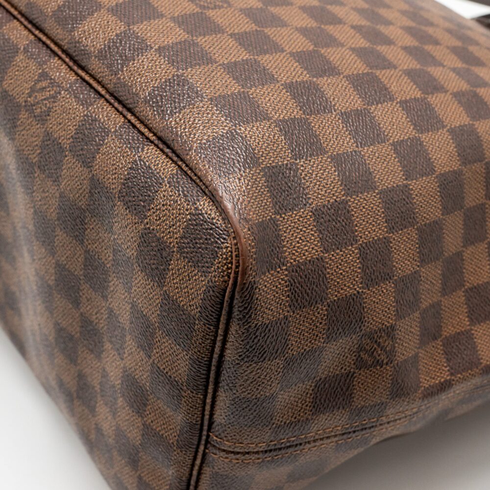 AAA Replica Louis Vuitton LV NEVERFULL GM DAMIER EBENE WITH GHW