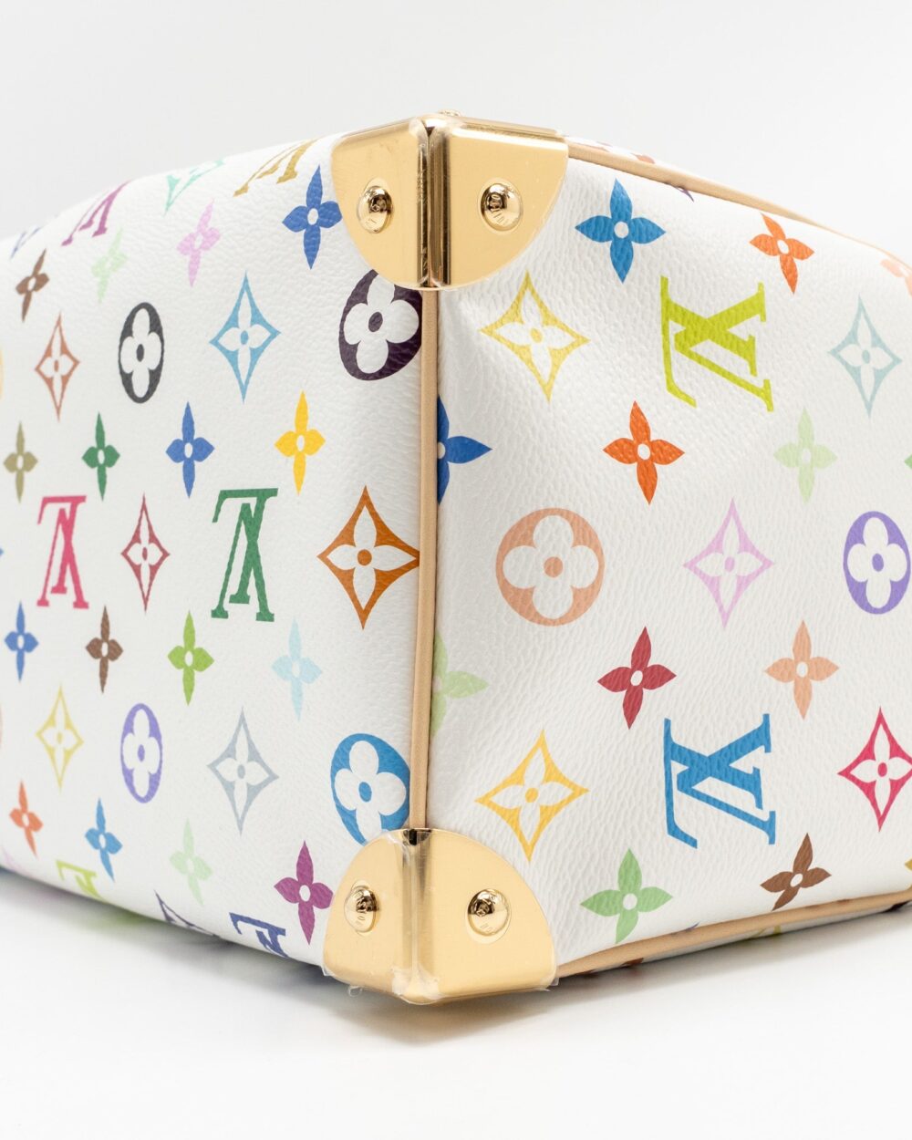 AAA Replica Louis Vuitton LV LV X TM SPEEDY BANDOULIÈRE 25 MONOGRAM CANVAS WHITE/ MULTICOLOUR GHW