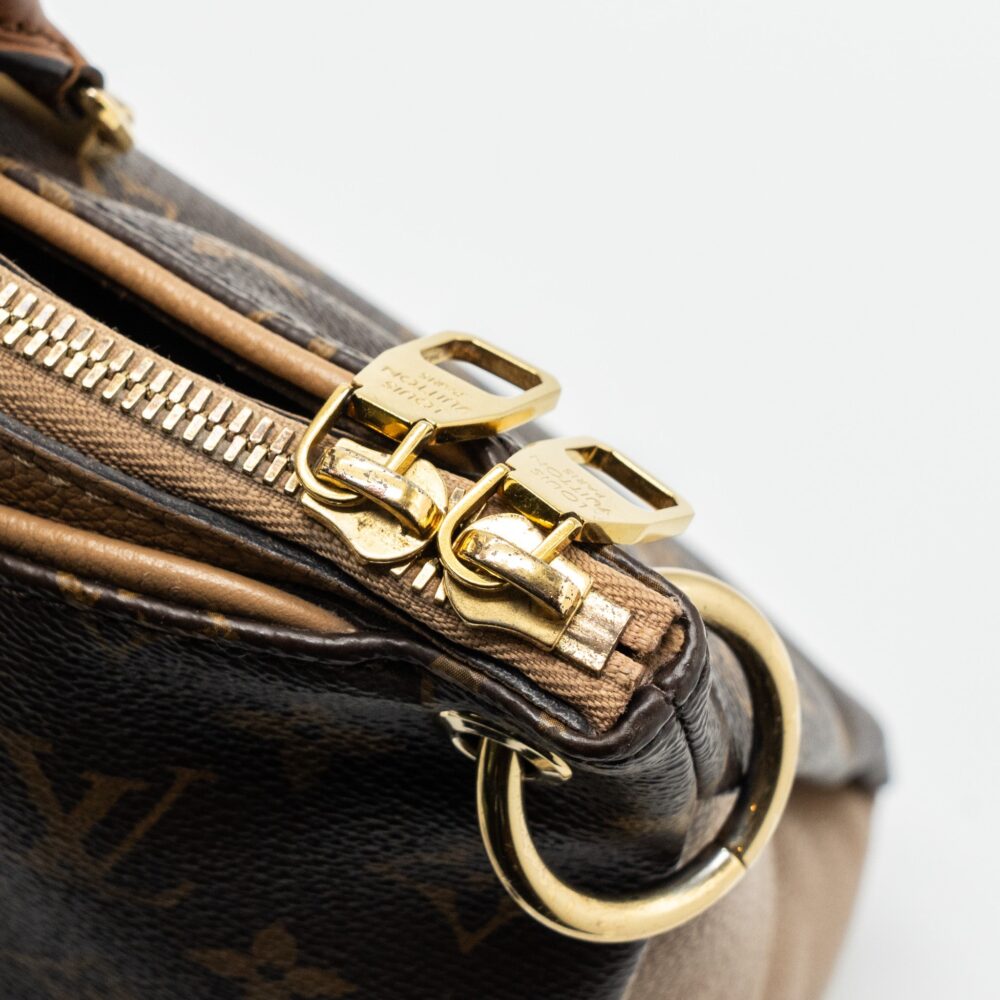 AAA Replica Louis Vuitton LV PALLAS MONOGRAM CANVAS SESAME GHW