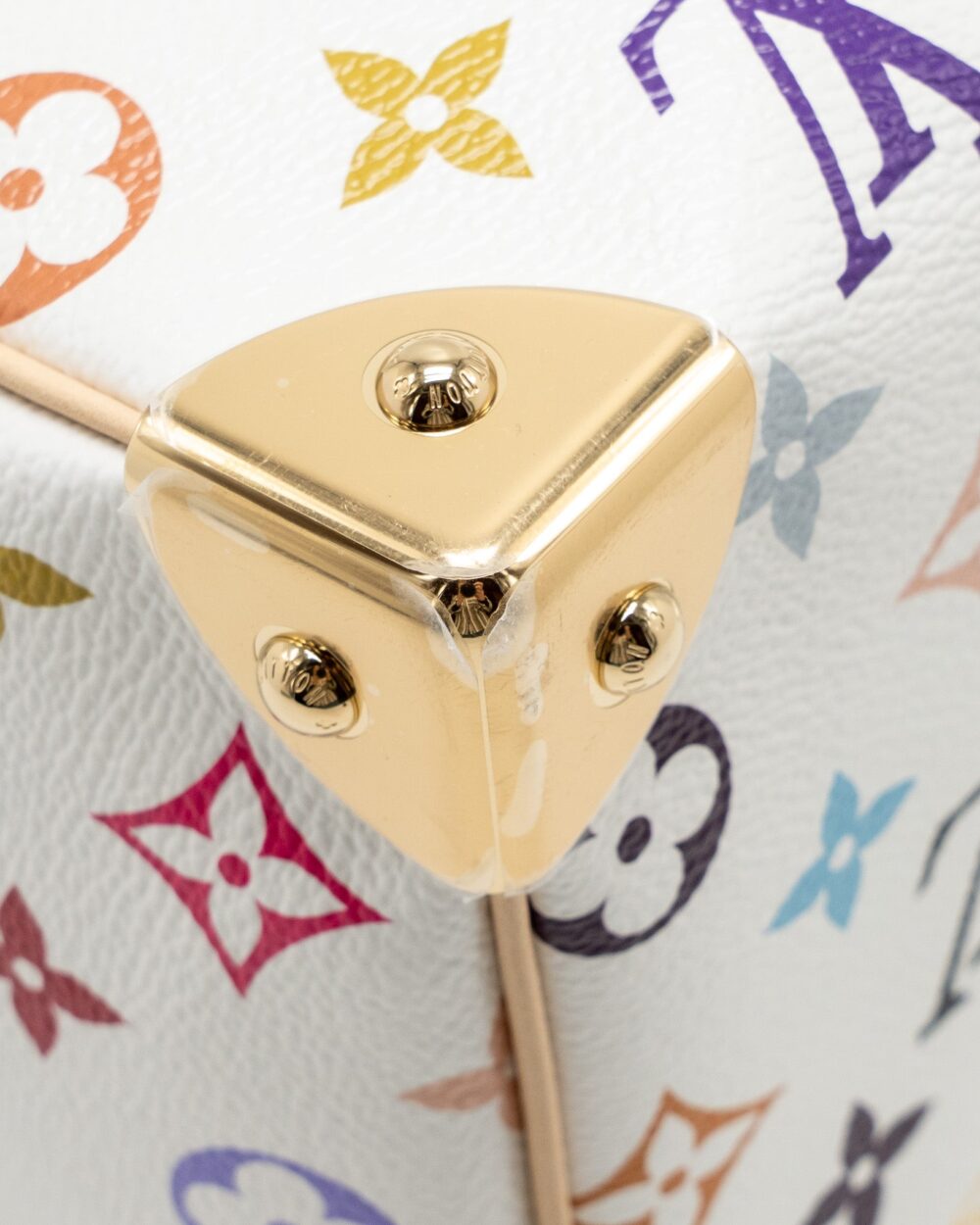 AAA Replica Louis Vuitton LV LV X TM SPEEDY BANDOULIÈRE 25 MONOGRAM CANVAS WHITE/ MULTICOLOUR GHW
