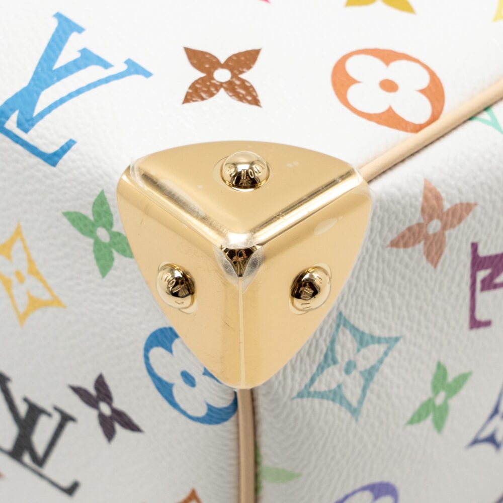AAA Replica Louis Vuitton LV LV X TM SPEEDY BANDOULIÈRE 25 MONOGRAM CANVAS WHITE/ MULTICOLOUR GHW
