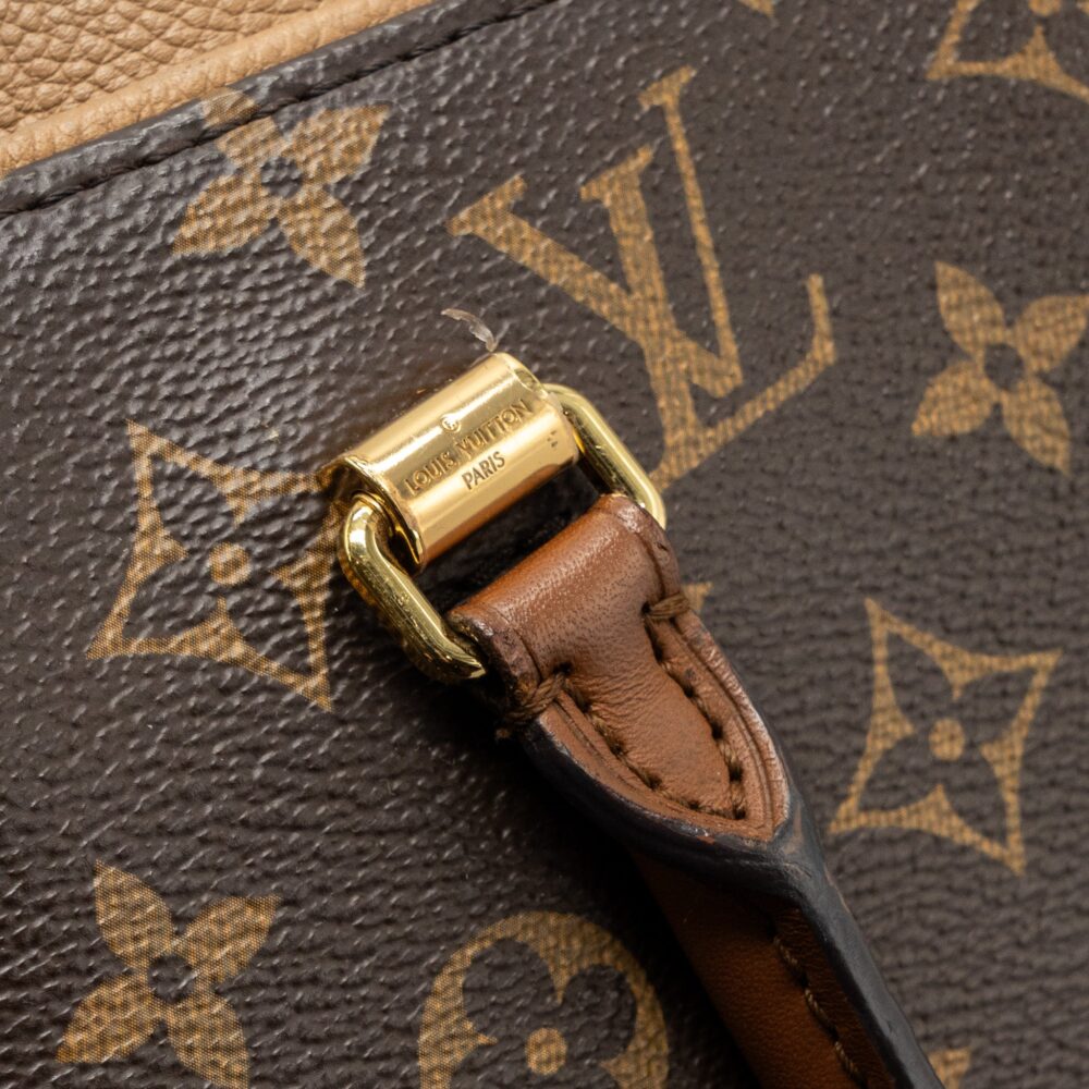 AAA Replica Louis Vuitton LV PALLAS MONOGRAM CANVAS SESAME GHW
