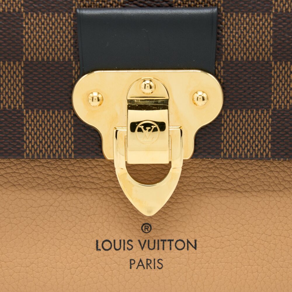 AAA Replica Louis Vuitton LV VAVIN PM DAMIER EBENE CANVAS BEIGE GHW