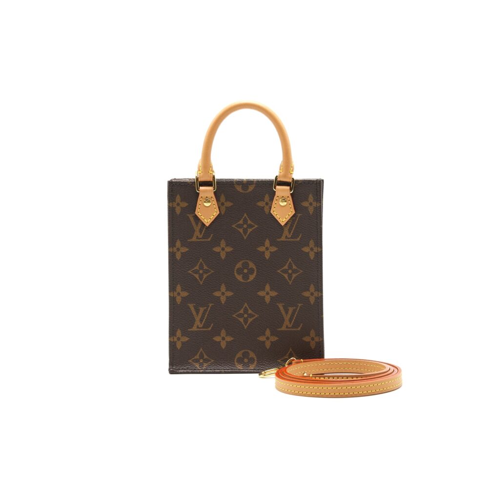 AAA Replica Louis Vuitton LV PETIT SAC PLAT MONOGRAM CANVAS
