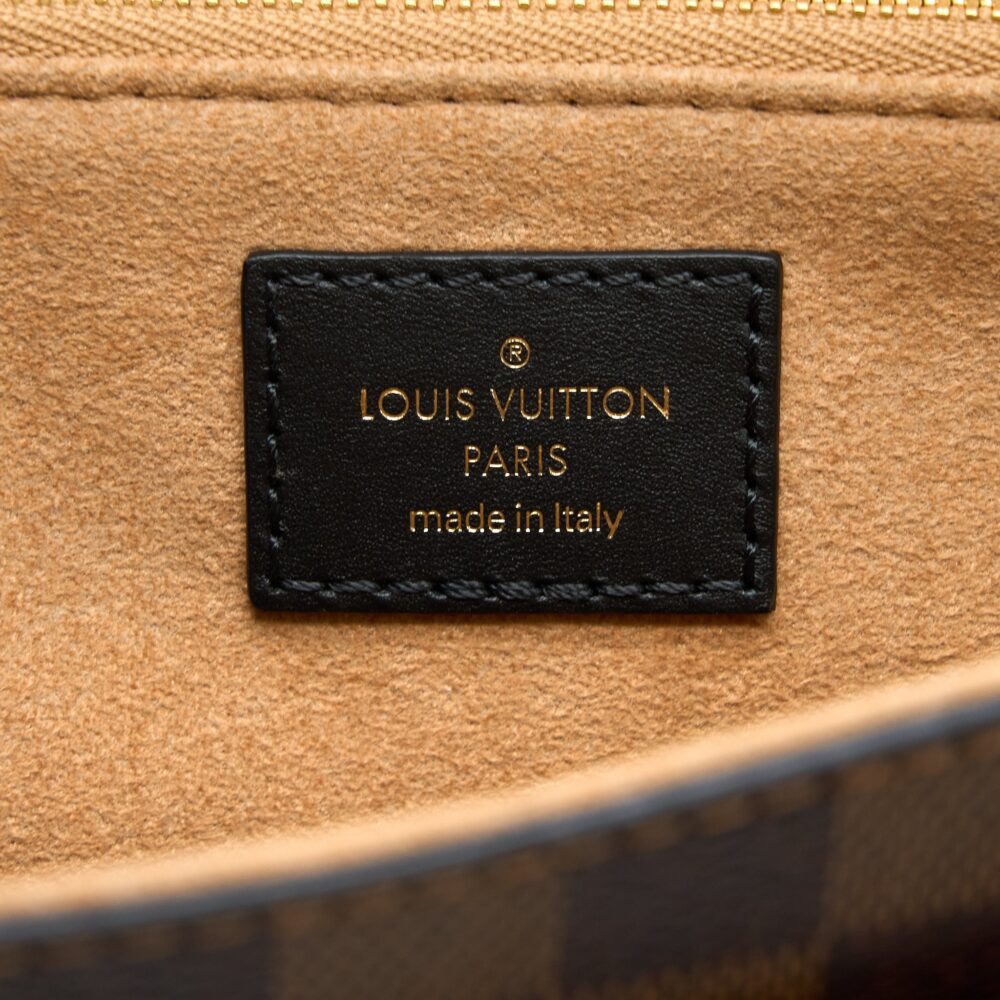 AAA Replica Louis Vuitton LV VAVIN PM DAMIER EBENE CANVAS BEIGE GHW