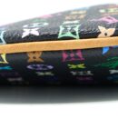 AAA Replica Louis Vuitton LV VINTAGE CLUTCH BLACK/MULTICOLOUR GHW